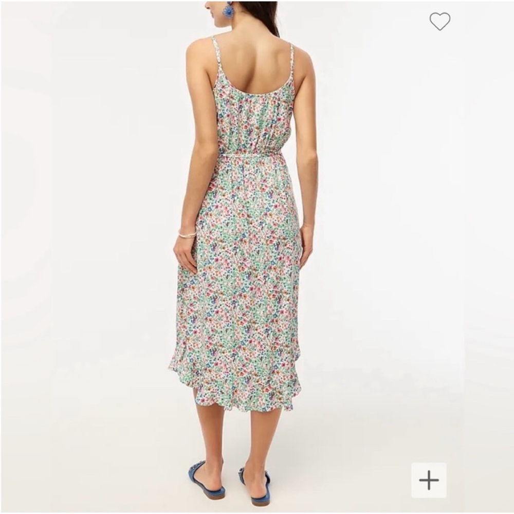 J. Crew Ruffle Floral Midi Dress - Picture 11 of 11